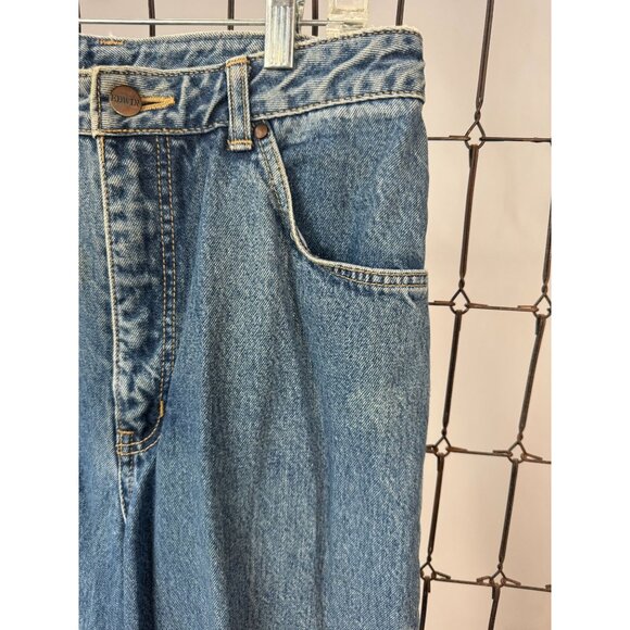 Vintage Distressed Edwin Tokyo Jeans L.A. Slim Fit W33 L34 90s - Picture 7 of 16